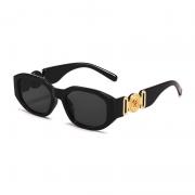 BUTABY Rectangle Sunglasses for Women Retro Driving Glasses 90s Vintage Fashion Irregular Frame UV400 Protection
